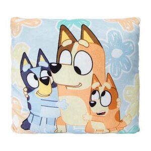 Bluey squishy Travel toddler Throw Pillow new